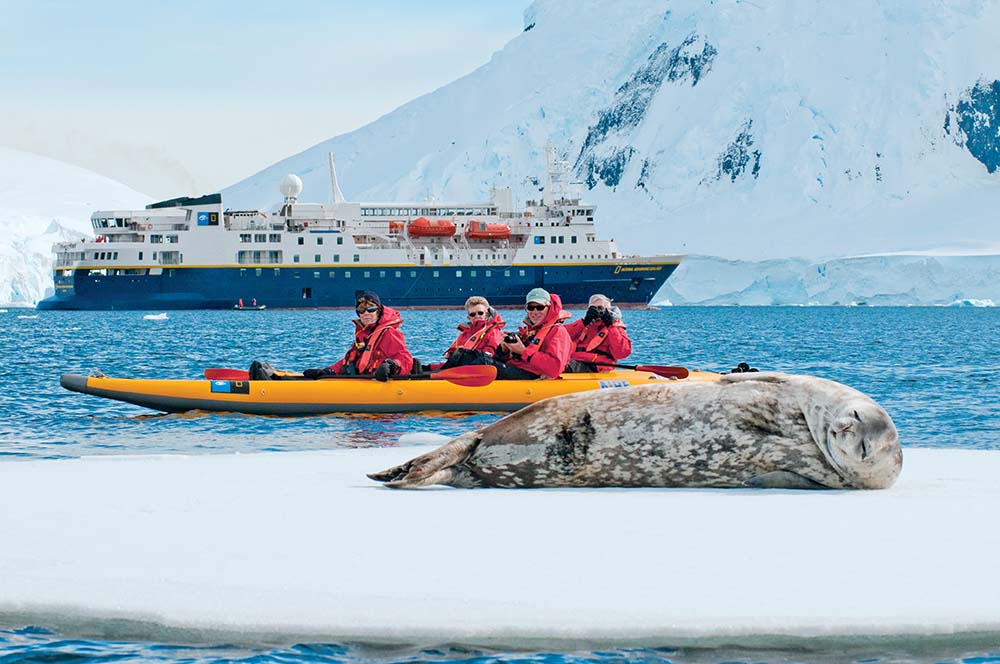 Lindblad Expeditions cruise in Antarctica.