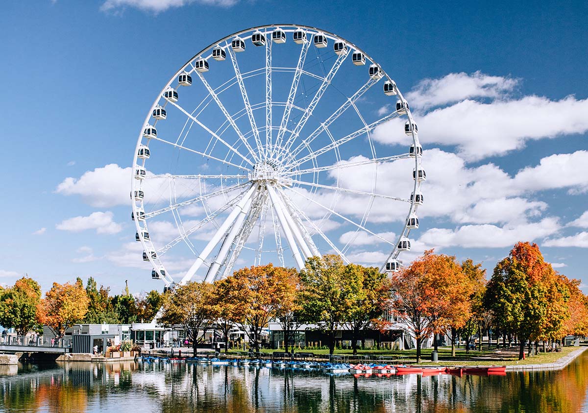 Ride the ferris wheel in Montreal.