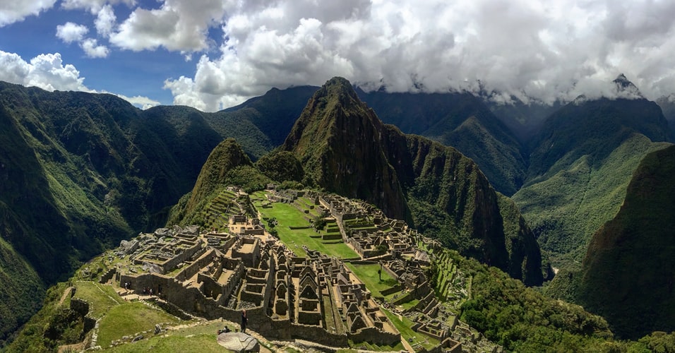A view of Machu Picchu